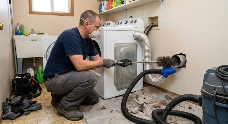 Fire Hazards Associated With Clogged Dryer Vents