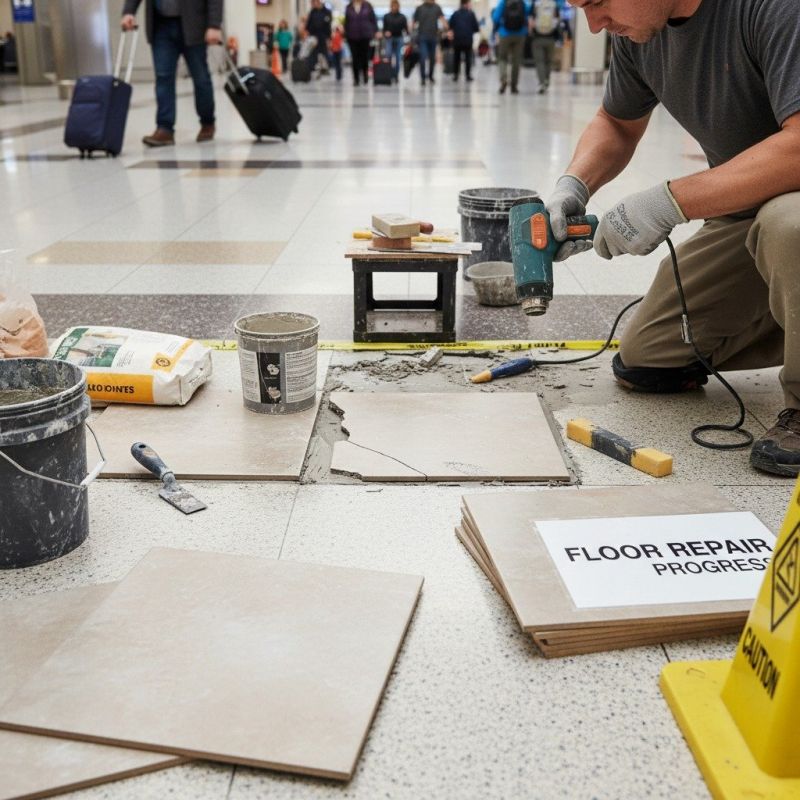 Tile Repair And Replacement For Floors And Backsplashes