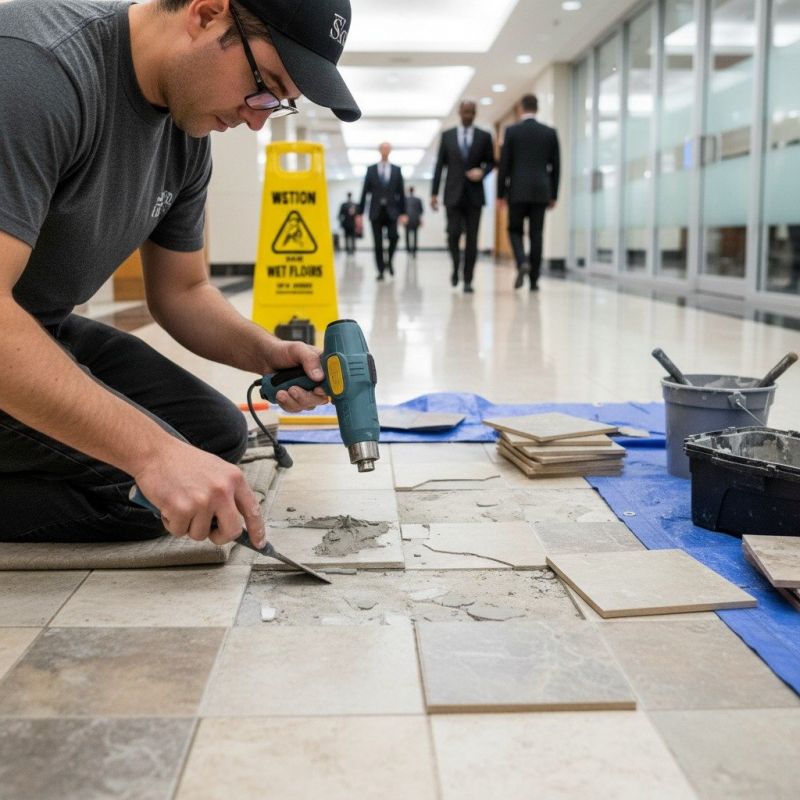 Tile Repair And Replacement For Floors And Backsplashes